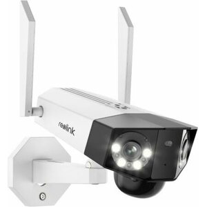 Reolink Duo Wifi battery powered 2x4MP AI camera for outdoor use with LED-spotlights