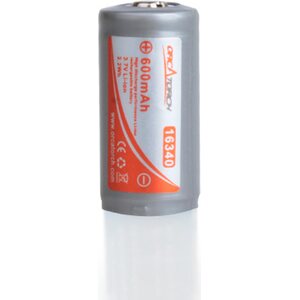 OrcaTorch 16340 Battery 600mah