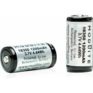 Modlite Modlite 18350 1200mAh Battery 2pk
