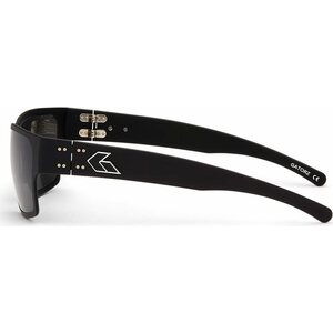 Gatorz Delta Matte Black with Smoked Polarized Lens w/ Chrome Mirror