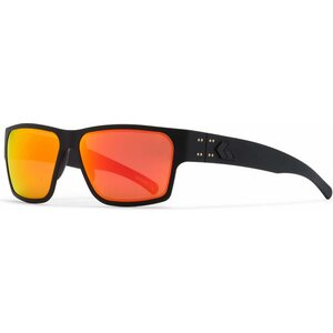 Gatorz Delta Matte Black with Brown Polarized Lens w/ Sunburst Mirror
