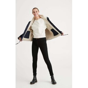 Duer Performance Denim Sherpa Jacket Womens