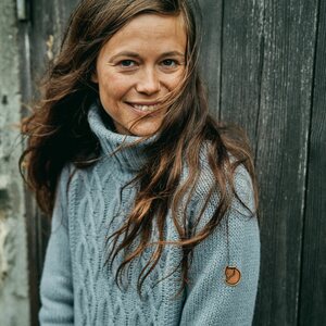 Fjällräven Övik Cable Knit Roller Neck Womens