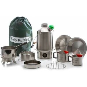 Kelly Kettle Ultimate "Scout" Kit (Stainless Steel)