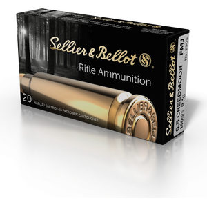 Sellier & Bellot 6.5 Creedmoor 9.1g FMJ BT 20 stck