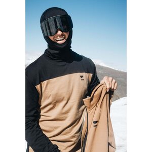 Mons Royale Yotei Powder Hood Longsleeve Mens