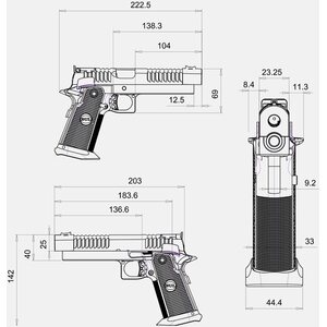 BUL Armory SAS II Radical 5.4 IPSC