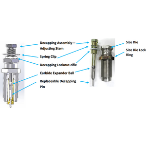Dillon Precision Die Decapping Assembly & Parts