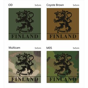 InfraredID Finland Lion Patch, 5x5cm