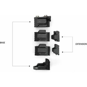 Strike Industries Strike Stacked Angled Grip with Cable Management System® (M-LOK)