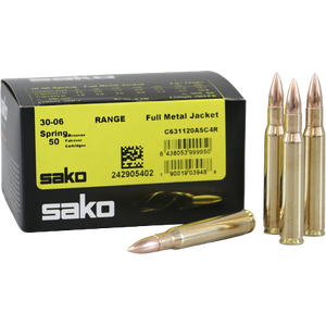 Sako .30-06 Sprg 8g / 123grs Range FMJ 50pcs