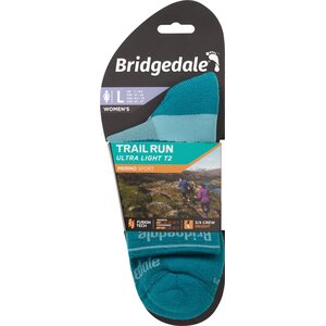 Bridgedale Ultra Light TrailRun Merino Sport 3/4 Crew Womens