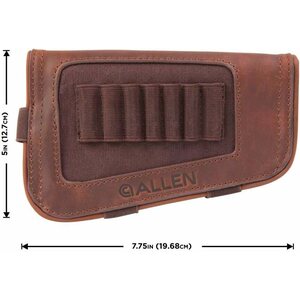 Allen New Castle Leather Buttstock Cartridge Carrier