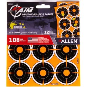 Ez Aim Adhesive Splash 2in Bullseye 6", 12 sheets