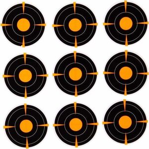 Ez Aim Adhesive Splash 2in Bullseye 6", 12 sheets