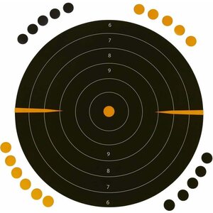 Ez Aim Adhesive Splash Reactive Bullseye 17.5" 5 pack