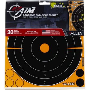Ez Aim Adhesive Splash Reactive Bullseye 8" 6 pack