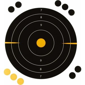 Ez Aim Adhesive Splash Reactive Bullseye 8" 6 pack