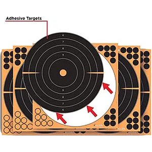 Ez Aim Adhesive Splash Reactive Bullseye 12" 5 pack