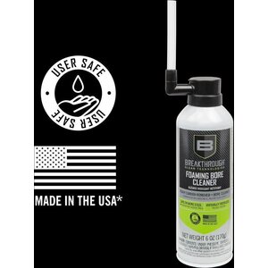 Breakthrough Aerosol Foaming Bore Cleaner, 6oz, Clear