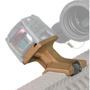 Reptilia DOT Mount 45 Degree Offset for for Picatinny Rail for Aimpoint ACRO/Steiner MPS