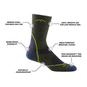 Darn Tough Light Hiker Micro Crew Mens