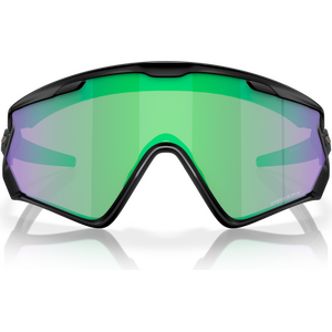 Oakley Wind Jacket 2.0, Matte Black w/ Prizm Road Jade