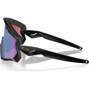 Oakley Wind Jacket 2.0, Matte Black w/ Prizm Road Jade