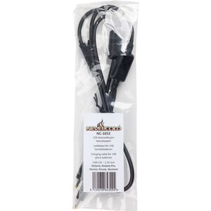 Nevercold USB charging cable for 25B glove batteries