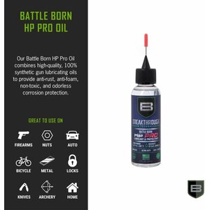Breakthrough Battle Born HP Pro Lubricant and Protectant  2 fl oz Bottle