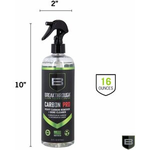Breakthrough BCT Carbon Pro - Heavy Carbon Remover + Bore Cleaner - 16oz Trigger Spray Bottle