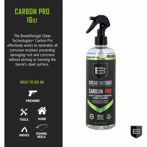 Breakthrough BCT Carbon Pro - Heavy Carbon Remover + Bore Cleaner - 16oz Trigger Spray Bottle