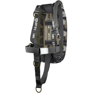 Mares Tactical Green Single Backmount Set