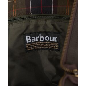 Barbour Leather Medium Travel Explorer Bag