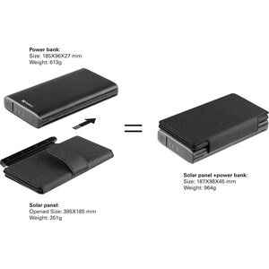 Sandberg Solar 4-Panel Powerbank 25000
