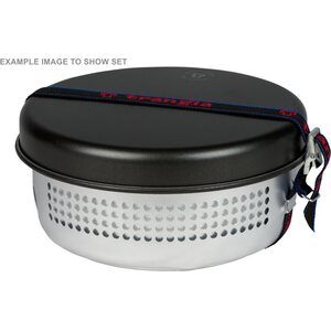 Trangia Duossal Stove 25-23 UL/D/GB, 2 Saucepans, Non-Stick Frying Pan, GB74 Gas Burner