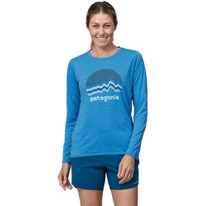 Patagonia Long-Sleeved Capilene Cool Daily Graphic Shirt Womens