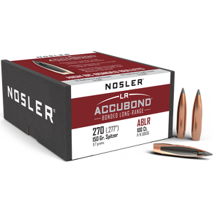 Nosler AccuBond Long Range 270 Cal 150gr SP (100 kpl)