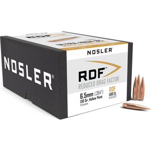 Nosler RDF 6.5mm 130 HPBT (500 ct)