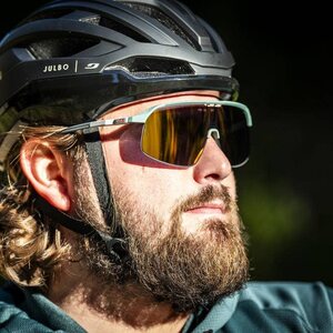 Julbo Density Olive Green / Gray, Multilayer Red Reactiv 1-3 Light Amplifier Lens