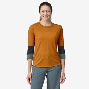 Patagonia Merino 3/4 Sleeve Bike Jersey Womens