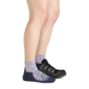 Darn Tough Light Hiker 1/4 Sock Lightweight with Cushion Womens