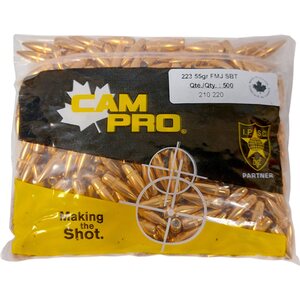 Cam Pro .223 55 gr FMJ SBT 2000 kpl