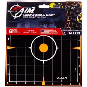 Ez Aim Adhesive Splash Sight-In Grid 8 X 8, 6 PACK
