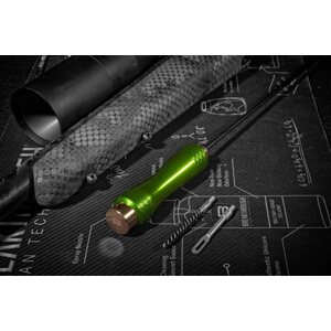 Breakthrough Carbon Fiber Cleaning Rod with Rotating, Ergonomic Aluminum Handle (5mm) - 39" / 100 cm length