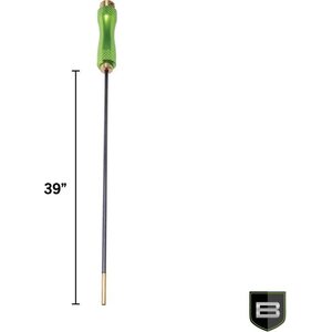 Breakthrough Carbon Fiber Cleaning Rod with Rotating, Ergonomic Aluminum Handle (5mm) - 39" / 100 cm length