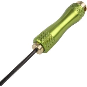 Breakthrough Carbon Fiber Cleaning Rod with Rotating, Ergonomic Aluminum Handle (5mm) - 12" length