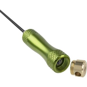 Breakthrough Carbon Fiber Cleaning Rod with Rotating, Ergonomic Aluminum Handle (5mm) - 12" length