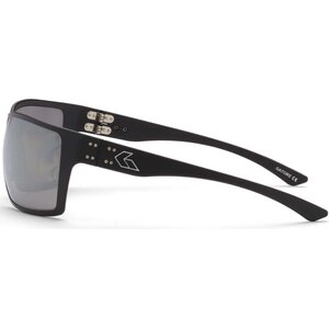 Gatorz Marauder Cerakote Black w/Silver Logo, Silver Mirros OPz Gray Lens