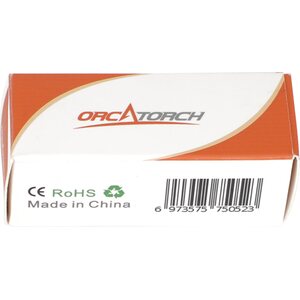 OrcaTorch 18650 USB Battery 3400mAh